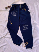 Load image into Gallery viewer, “Crybaby”… Navy Joggers