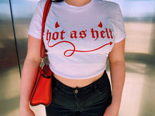 Load image into Gallery viewer, “Hot as Hell... Letter Tee

