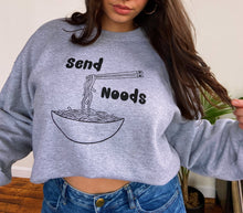 Load image into Gallery viewer, “Send Noods”… Grey Crew

