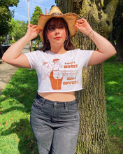 Load image into Gallery viewer, “Save a Horse”… White Crop Tee
