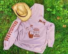 Load image into Gallery viewer, “Save a Horse”… Brown Zip-Up Hoodie
