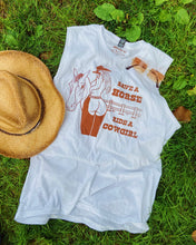 Load image into Gallery viewer, “Save a Horse”… White Muscle Tank
