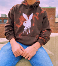 Load image into Gallery viewer, The “Playdate” Hoodie... Brown Bleached

