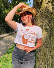 Load image into Gallery viewer, “Save a Horse”… White Crop Tee
