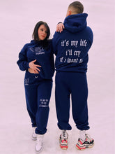 Load image into Gallery viewer, “Crybaby”… Navy Hoodie
